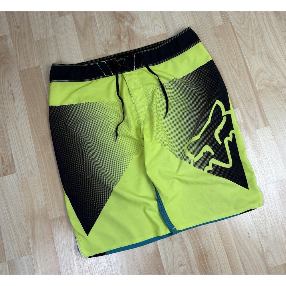 Men’s Fox Racing Shorts / Swim Trunks / Size 34 / Summer / Y2K